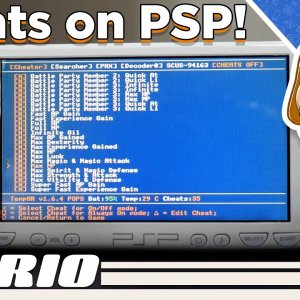 How to Use Cheats on PSP CFW with TempAR!